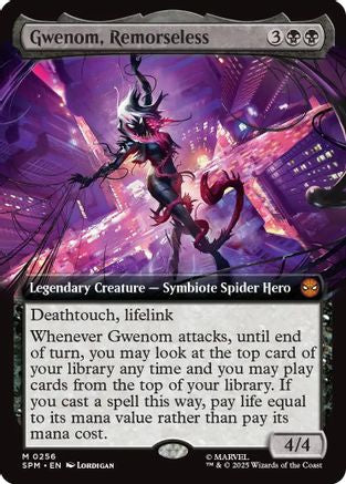 Gwenom, Remorseless (Extended Art) (SPM-256) - Marvel's Spider-Man | Grognard Games