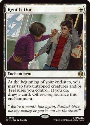 Rent Is Due (SPM-011) - Marvel's Spider-Man Foil | Grognard Games