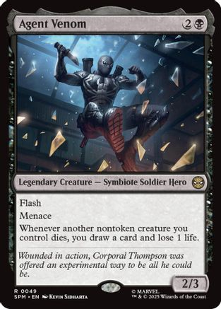 Agent Venom (SPM-049) - Marvel's Spider-Man Foil | Grognard Games
