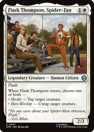 Flash Thompson, Spider-Fan (SPM-007) - Marvel's Spider-Man | Grognard Games