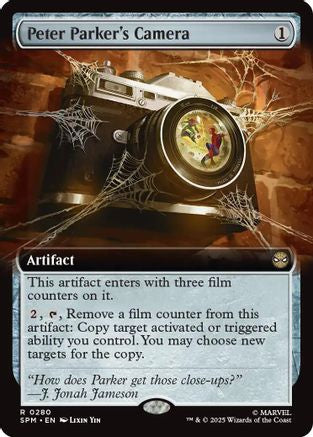 Peter Parker's Camera (Extended Art) (SPM-280) - Marvel's Spider-Man Foil | Grognard Games