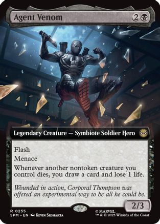 Agent Venom (Extended Art) (SPM-255) - Marvel's Spider-Man Foil | Grognard Games