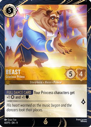 Beast - Gracious Prince (40) - Disney Lorcana Promo Cards Holofoil | Grognard Games