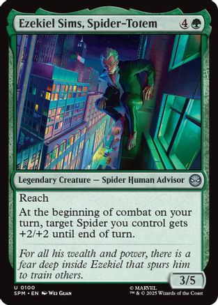Ezekiel Sims, Spider-Totem (SPM-100) - Marvel's Spider-Man Foil | Grognard Games