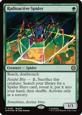 Radioactive Spider (UMP-285) - Unique and Miscellaneous Promos Foil | Grognard Games