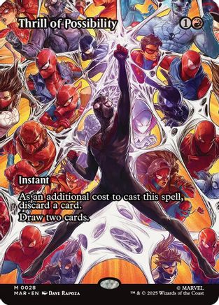 Thrill of Possibility (Borderless) (MAR-028) - Marvel Eternal-Legal | Grognard Games