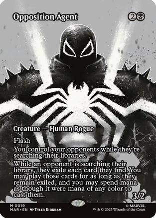 Opposition Agent (Borderless) (MAR-019) - Marvel Eternal-Legal | Grognard Games