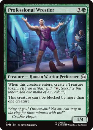 Professional Wrestler (SPM-110) - Marvel's Spider-Man Foil | Grognard Games