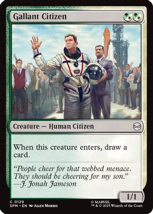 Gallant Citizen (SPM-129) - Marvel's Spider-Man Foil | Grognard Games