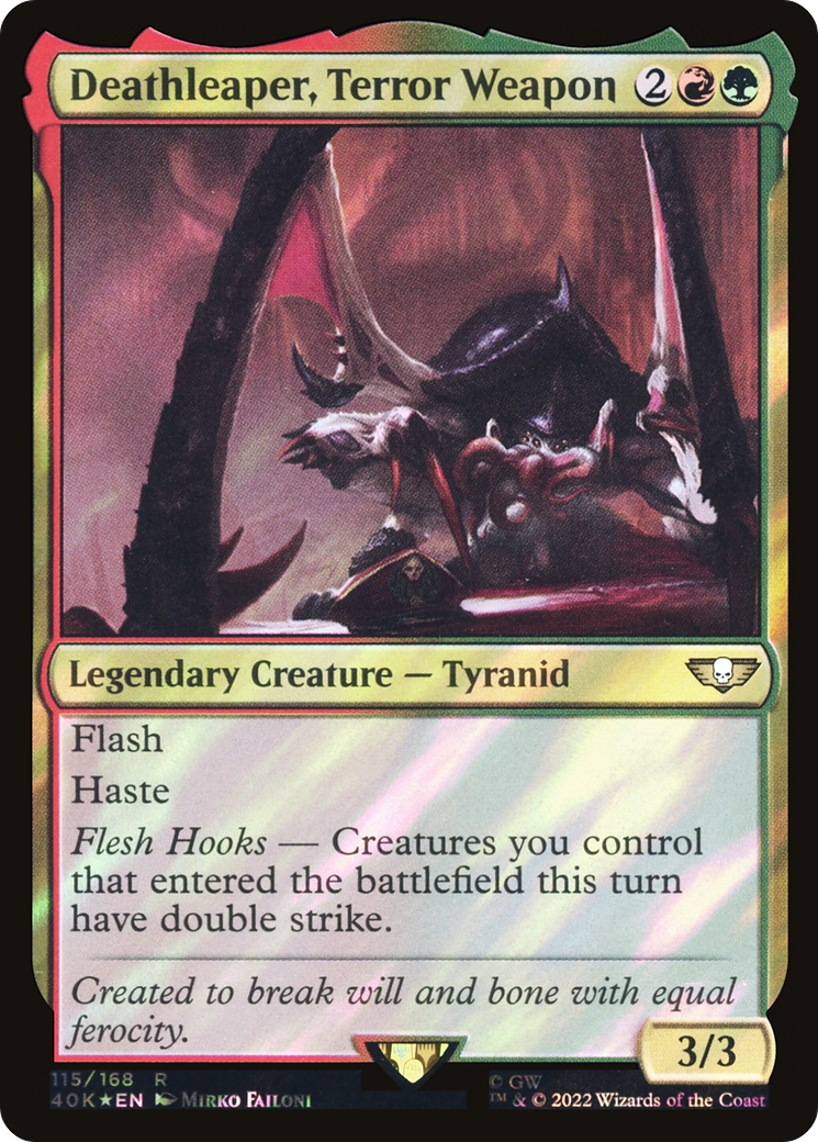 Deathleaper, Terror Weapon (Surge Foil) [Universes Beyond: Warhammer 40,000] | Grognard Games