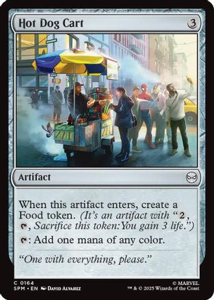 Hot Dog Cart (SPM-164) - Marvel's Spider-Man Foil | Grognard Games