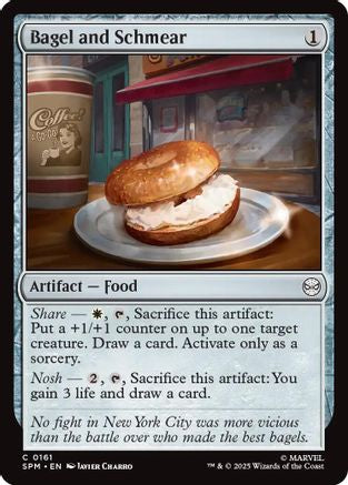 Bagel and Schmear (SPM-161) - Marvel's Spider-Man Foil | Grognard Games