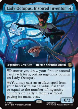 Lady Octopus, Inspired Inventor (Extended Art) (SPM-252) - Marvel's Spider-Man Foil | Grognard Games