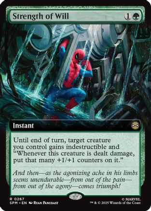 Strength of Will (Extended Art) (SPM-267) - Marvel's Spider-Man Foil | Grognard Games
