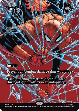 Tangle (Borderless) (MAR-038) - Marvel Eternal-Legal Foil | Grognard Games