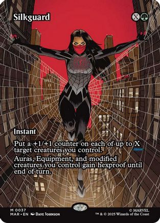 Silkguard (Borderless) (MAR-037) - Marvel Eternal-Legal | Grognard Games