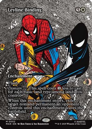 Leyline Binding (Borderless) (MAR-002) - Marvel Eternal-Legal Foil | Grognard Games
