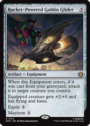 Rocket-Powered Goblin Glider (SPM-172) - Marvel's Spider-Man Foil | Grognard Games