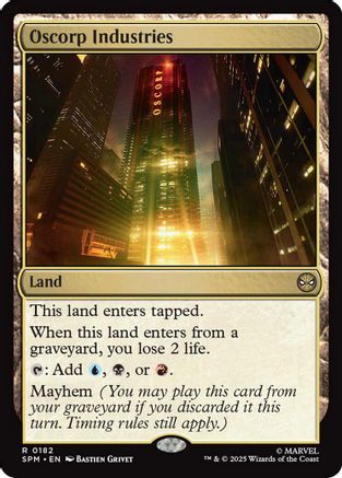 Oscorp Industries (SPM-182) - Marvel's Spider-Man Foil | Grognard Games