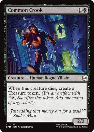 Common Crook (SPM-053) - Marvel's Spider-Man Foil | Grognard Games