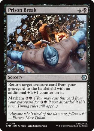 Prison Break (SPM-061) - Marvel's Spider-Man Foil | Grognard Games