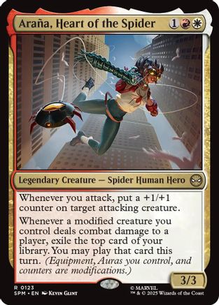 Araña, Heart of the Spider (SPM-123) - Marvel's Spider-Man Foil | Grognard Games