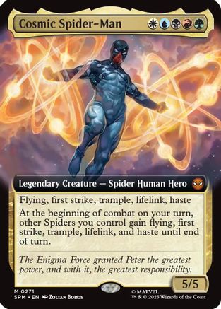 Cosmic Spider-Man (Extended Art) (SPM-271) - Marvel's Spider-Man Foil | Grognard Games