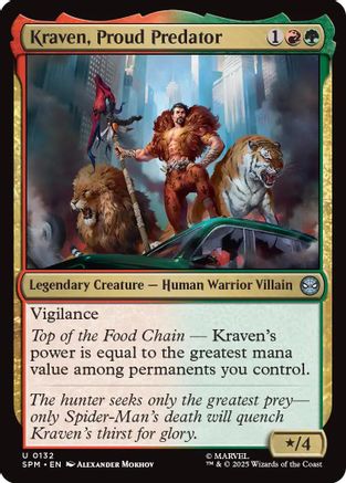 Kraven, Proud Predator (SPM-132) - Marvel's Spider-Man | Grognard Games