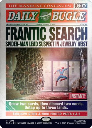 Frantic Search (1996) (Rainbow Foil) (SLD-1996) - Secret Lair Drop Series Foil | Grognard Games