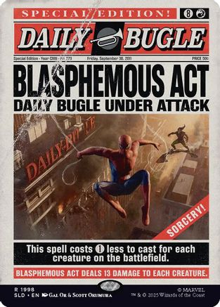 Blasphemous Act (1998) (SLD-1998) - Secret Lair Drop Series | Grognard Games
