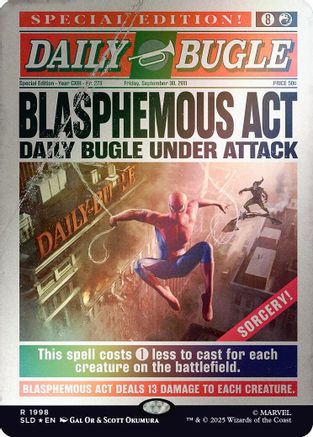 Blasphemous Act (1998) (Rainbow Foil) (SLD-1998) - Secret Lair Drop Series Foil | Grognard Games