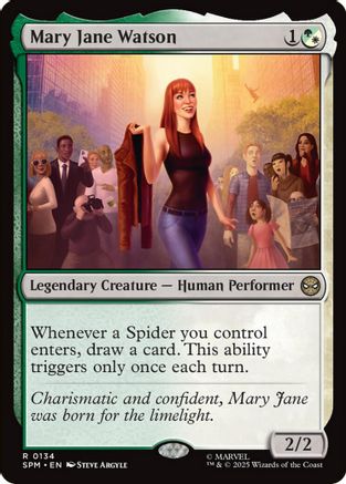 Mary Jane Watson (SPM-134) - Marvel's Spider-Man Foil | Grognard Games