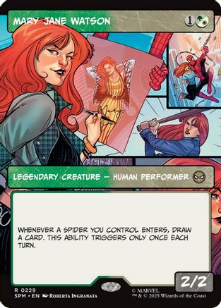Mary Jane Watson (Borderless) (SPM-229) - Marvel's Spider-Man | Grognard Games