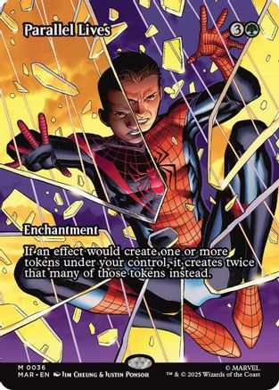 Parallel Lives (Borderless) (MAR-036) - Marvel Eternal-Legal Foil | Grognard Games
