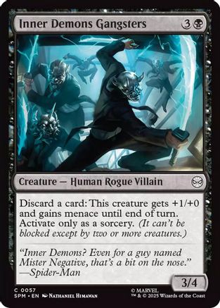 Inner Demons Gangsters (SPM-057) - Marvel's Spider-Man Foil | Grognard Games