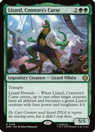 Lizard, Connors's Curse (SPM-106) - Marvel's Spider-Man | Grognard Games