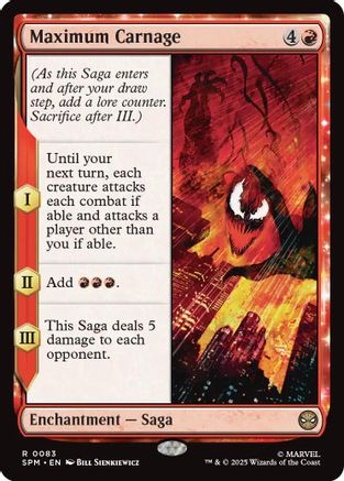 Maximum Carnage (SPM-083) - Marvel's Spider-Man | Grognard Games
