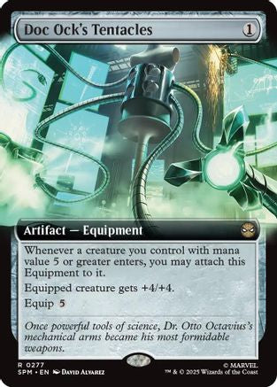 Doc Ock's Tentacles (Extended Art) (SPM-277) - Marvel's Spider-Man Foil | Grognard Games