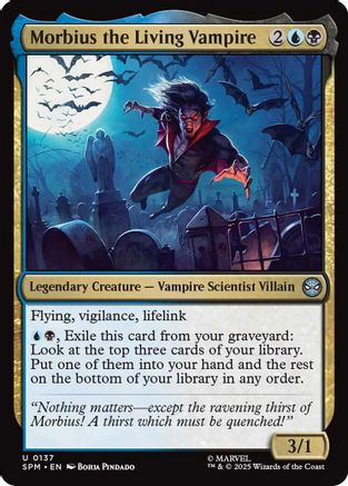 Morbius the Living Vampire (SPM-137) - Marvel's Spider-Man | Grognard Games