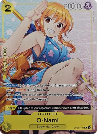 O-Nami (Welcome Pack Vol. 2) (OP06-101) - One Piece Promotion Cards | Grognard Games
