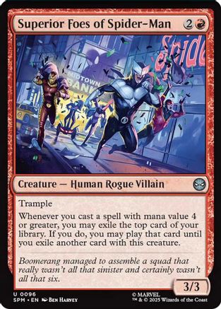 Superior Foes of Spider-Man (SPM-096) - Marvel's Spider-Man Foil | Grognard Games