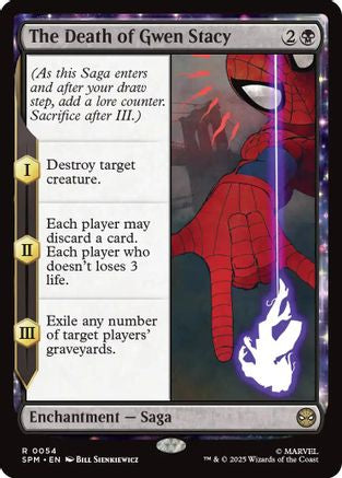 The Death of Gwen Stacy (SPM-054) - Marvel's Spider-Man Foil | Grognard Games