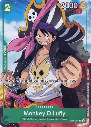 Monkey.D.Luffy (Welcome Pack Vol. 2) (ST16-005) - One Piece Promotion Cards | Grognard Games
