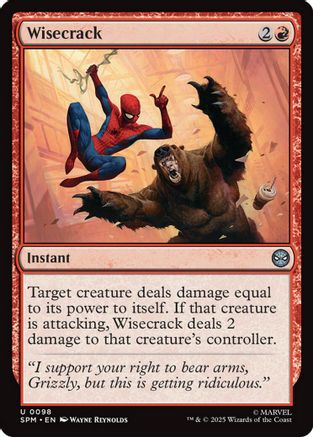 Wisecrack (SPM-098) - Marvel's Spider-Man Foil | Grognard Games