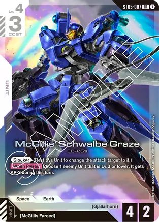 McGillis' Schwalbe Graze - Starter Deck 05 Iron Bloom (ST05-007) Holofoil