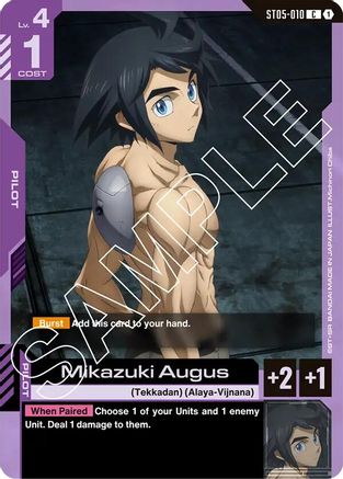 Mikazuki Augus - Starter Deck 05 Iron Bloom (ST05-010)