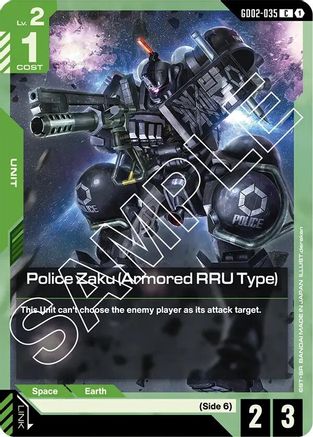Police Zaku (Armored RRU Type) - Dual Impact (GD02-035)
