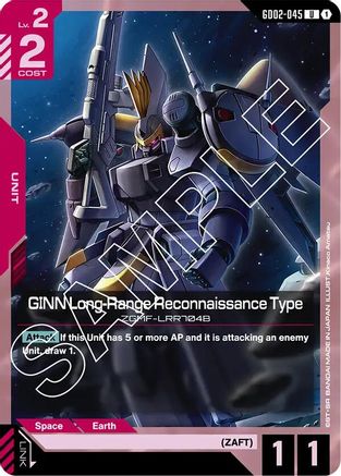 GINN Long-Range Reconnaissance Type - Dual Impact (GD02-045) | Grognard Games