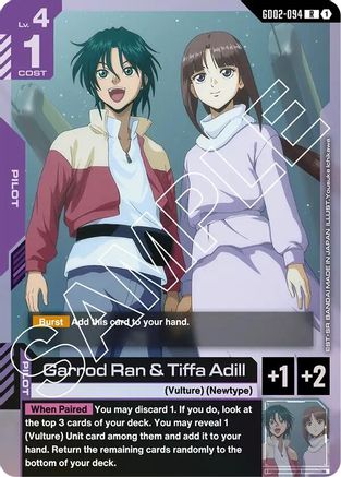 Garrod Ran & Tiffa Adill - Dual Impact (GD02-094) Holofoil