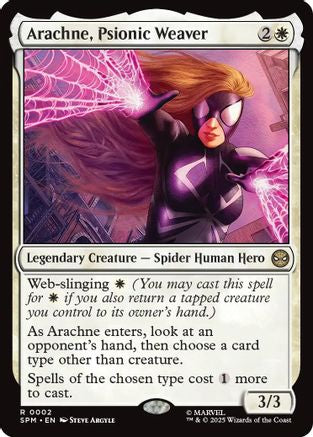 Arachne, Psionic Weaver (SPM-002) - Marvel's Spider-Man Foil | Grognard Games